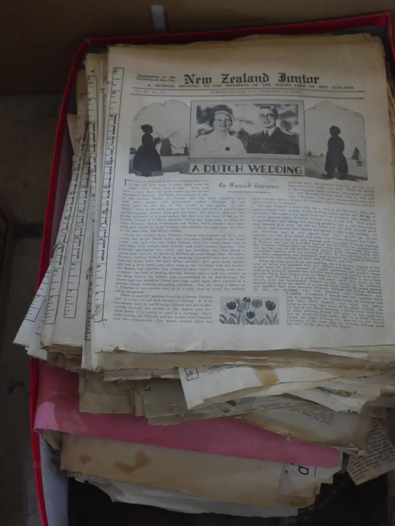 New Zealand junior news papers and clippings Image 1++
