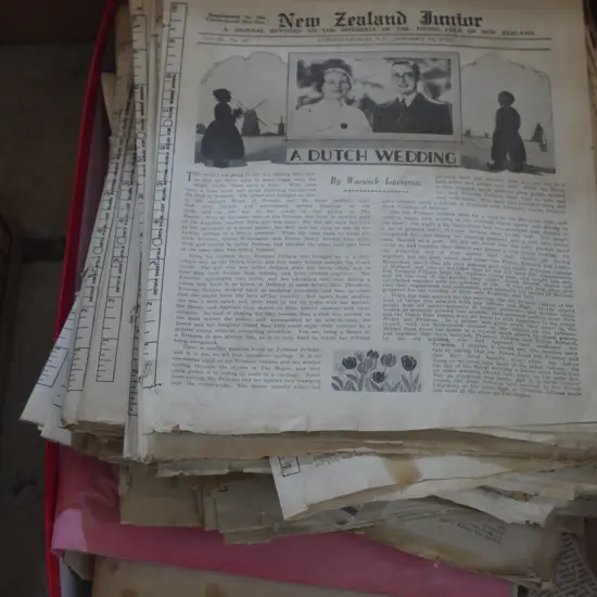 New Zealand junior news papers and clippings