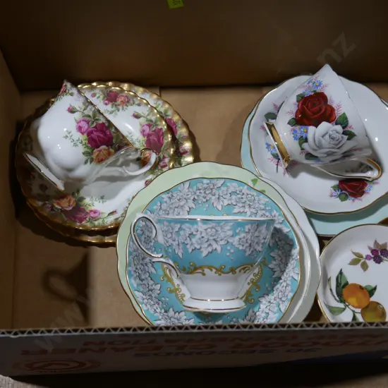 Cups and saucers