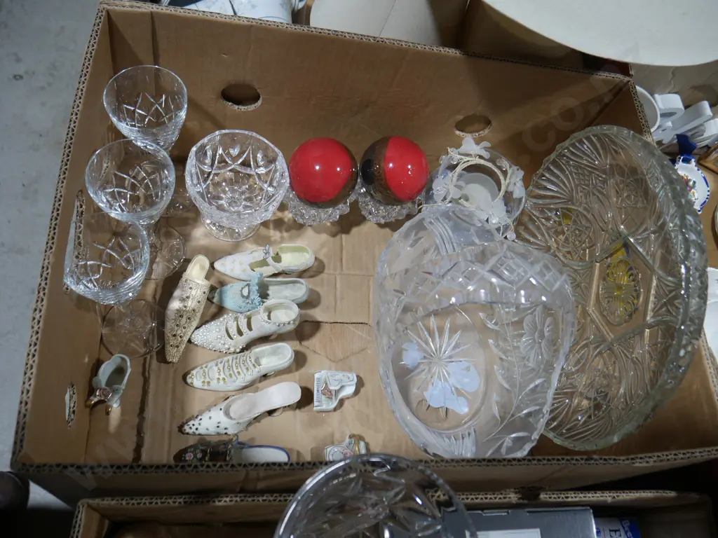 Glass basket etc Image 1++