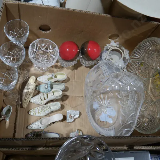 Glass basket etc