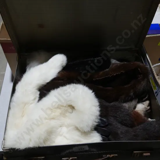 Case of fur stoles