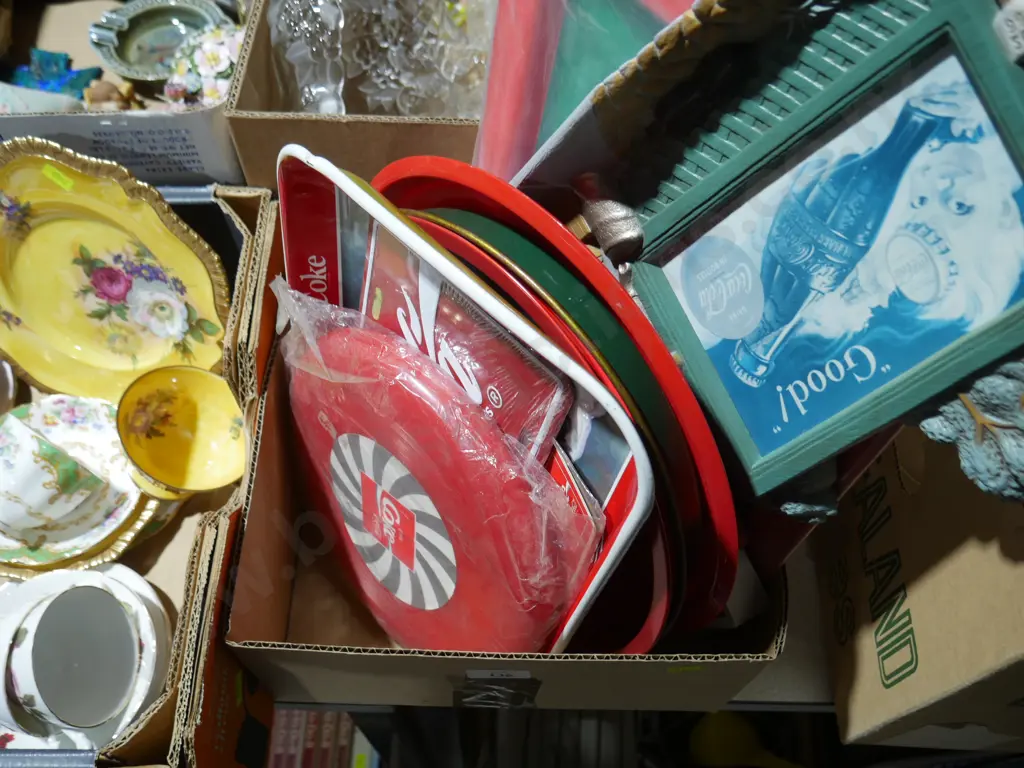 Coca cola serving trays etc Image 1++