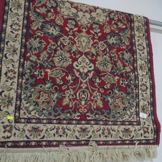 Hand knotted floor rug