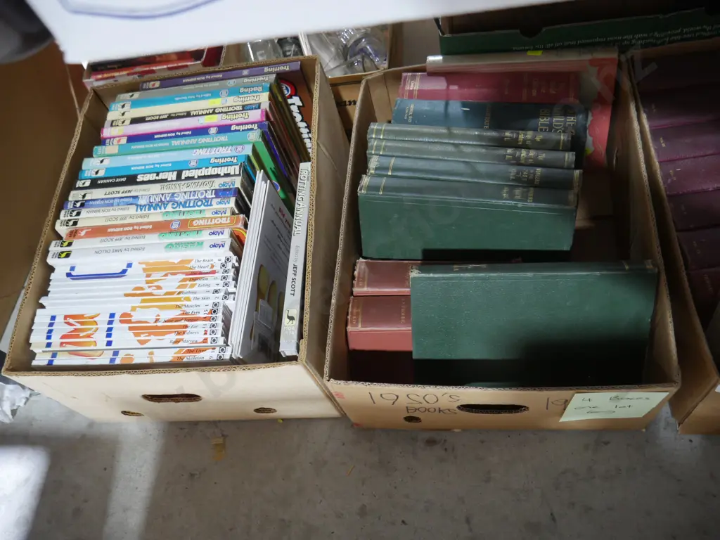 4 boxes of books Image 1++