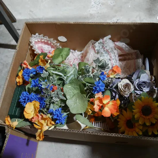 Artificial flowers etc