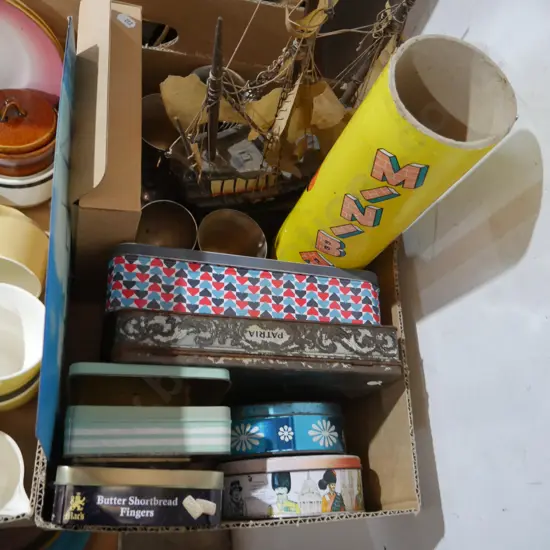 Tins etc