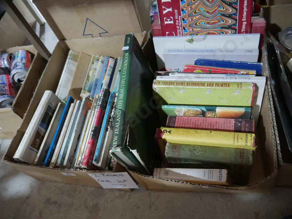 Two boxes of books Image 1++