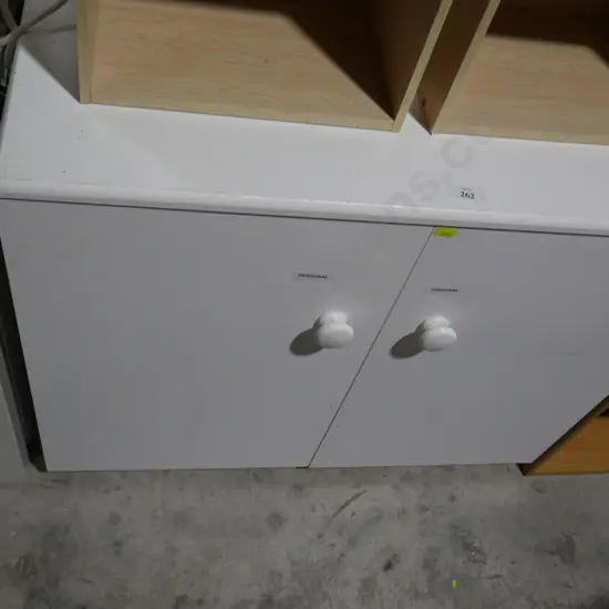 White cabinet