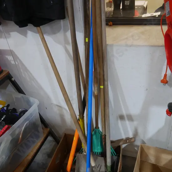 Assorted garden tools