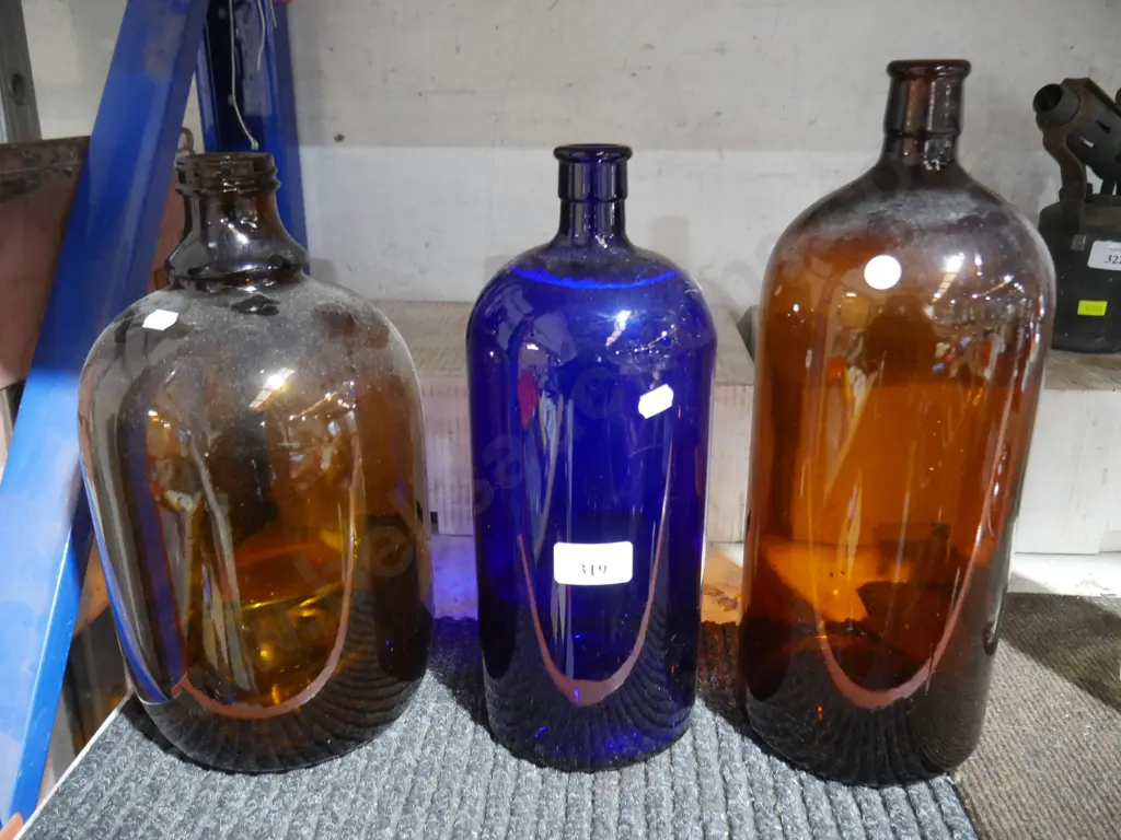 Three glass bottles Image 1++