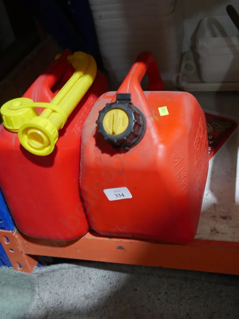 2 petrol containers Image 1++