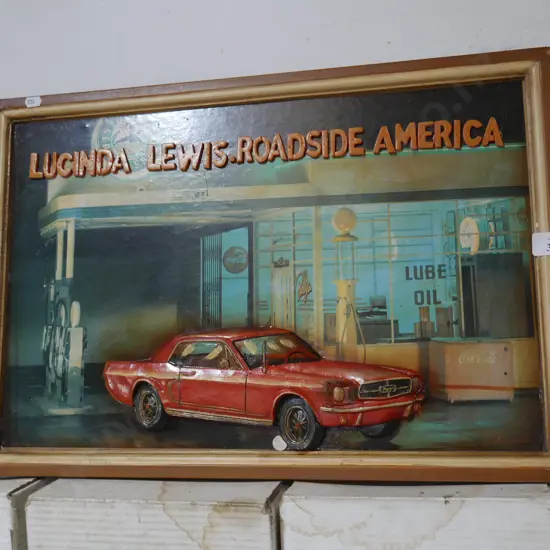American petrol station picture