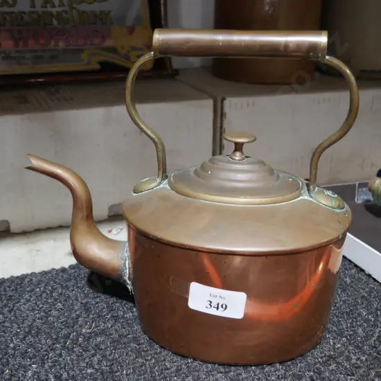Copper teapot