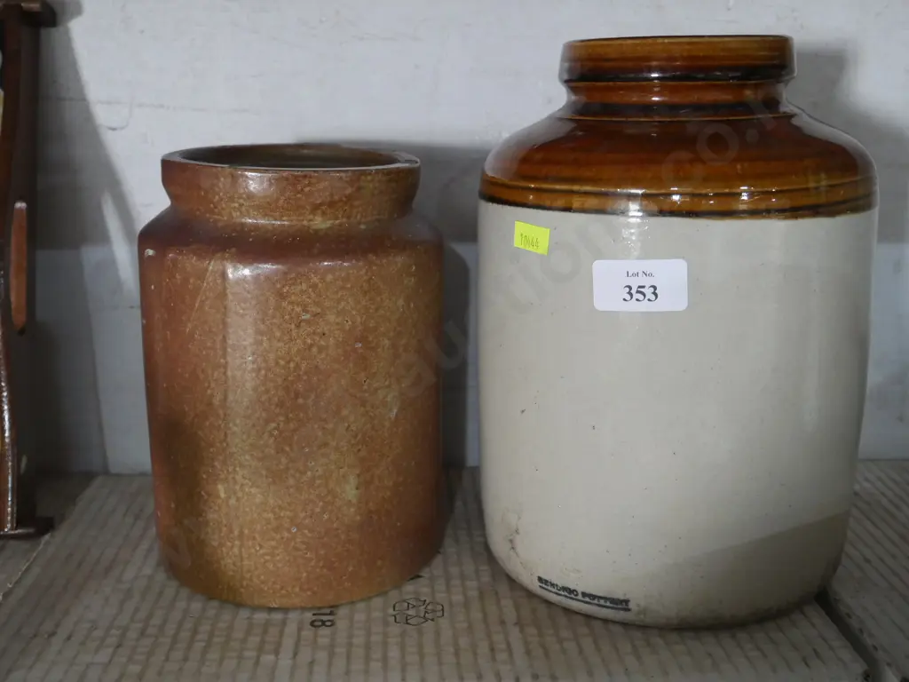 2 stone jars Image 1++