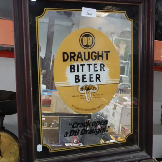 Draught bitter beer mirror