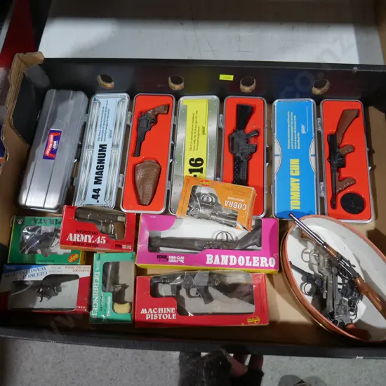 Assorted model guns