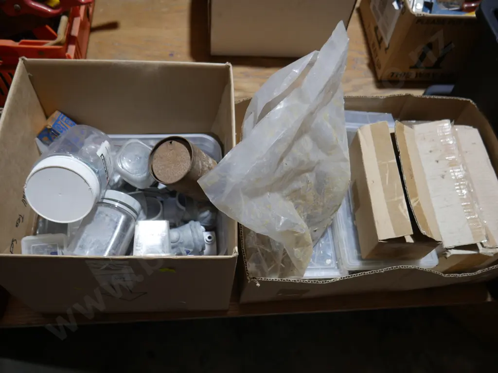 Two boxes of assorted screws etc Image 1++