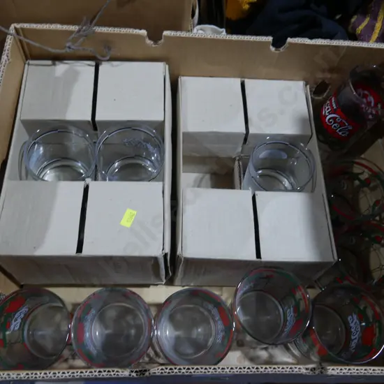 Box of Coca-Cola glasses