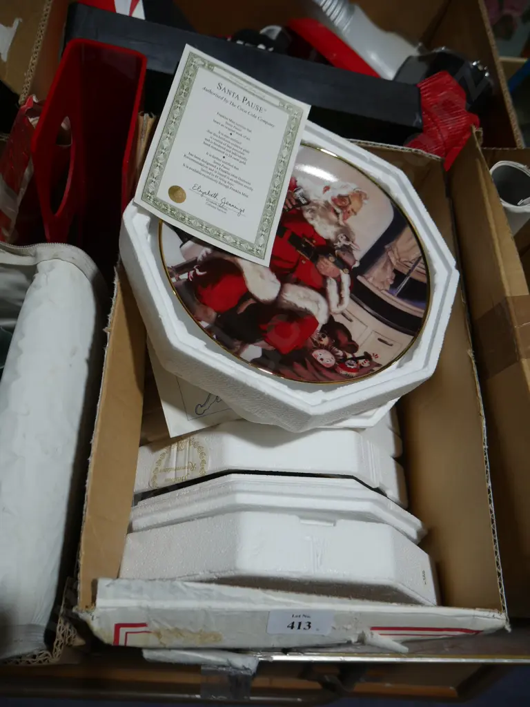 Santa Coca-Cola picture plates Image 1++