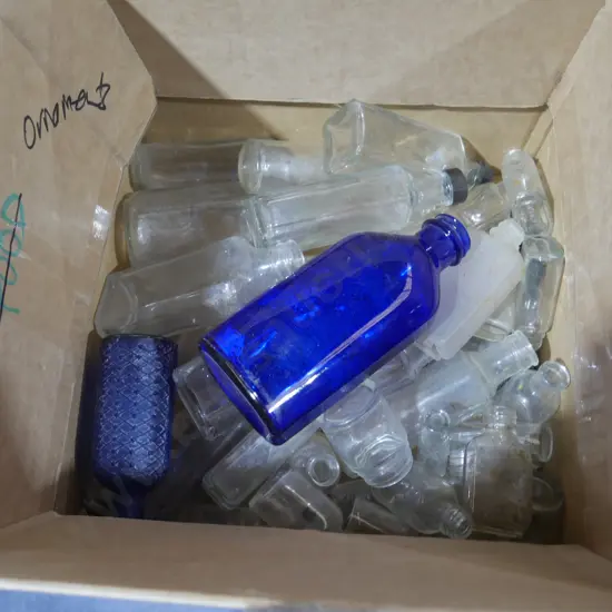 Old glass bottles