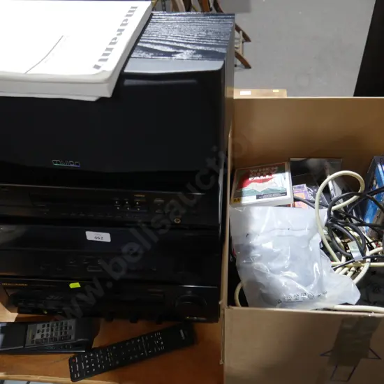 Marantz receiver and compact disc player Yamaha receiver etc