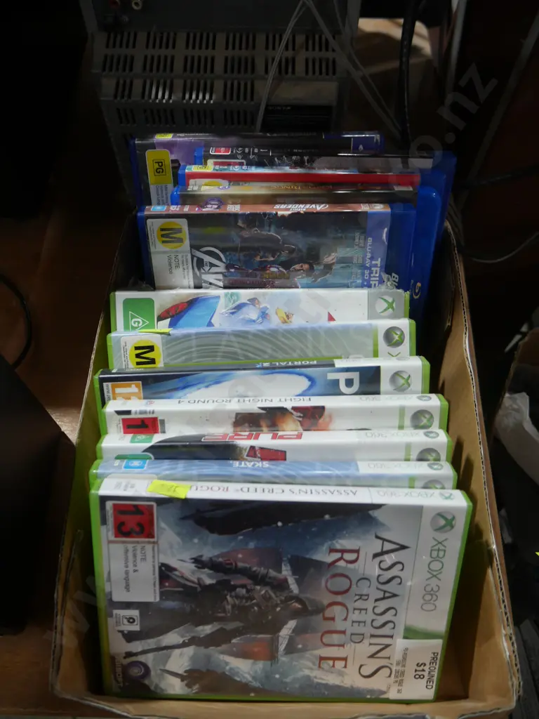 Xbox 360 games and Blu-Ray movies Image 1++