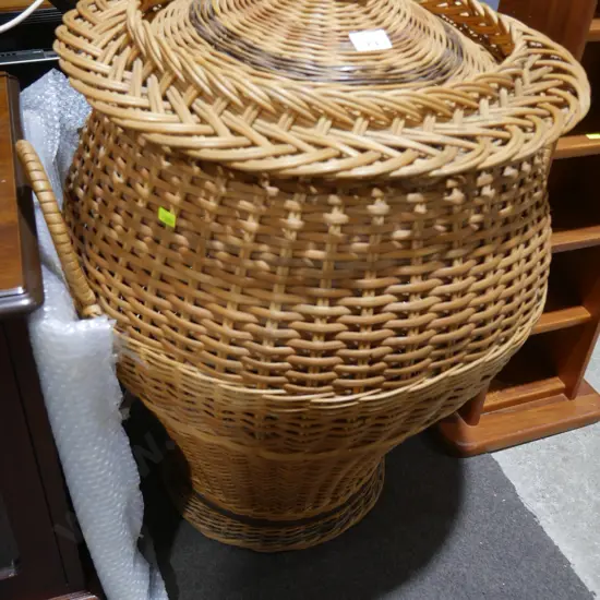 Large cane basket