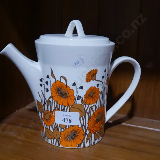 Crown Lynn "Sorrento" coffee pot