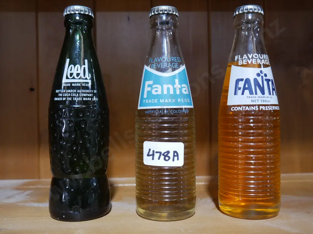 Vintage fanta and leed bottles Image 1++