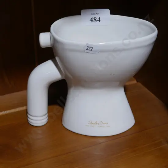 Fowler ware advertising sample toilet