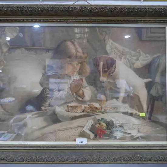 Charles Burton Barber framed print