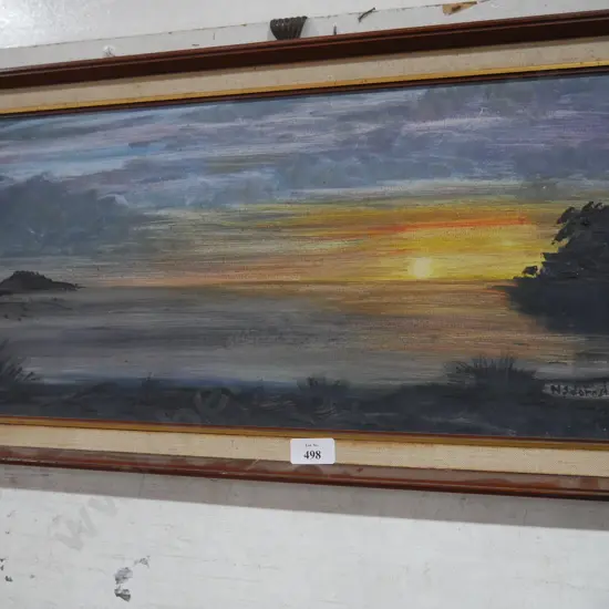 N. S. Johnston ocean scene artwork