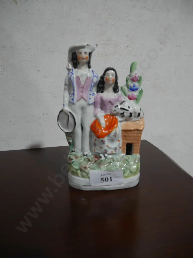 Staffordshire flat back figurine Image 1++