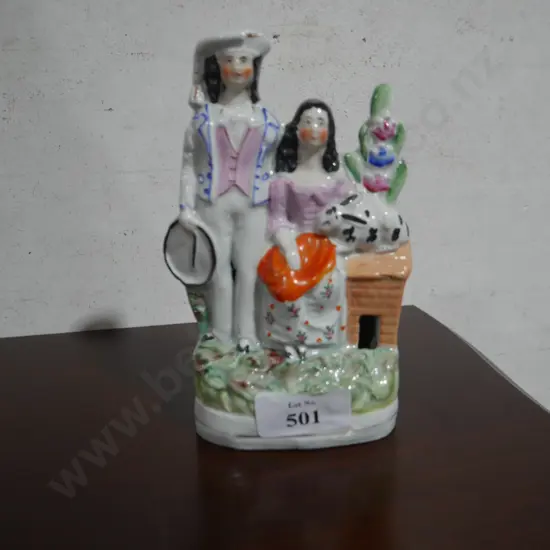 Staffordshire flat back figurine