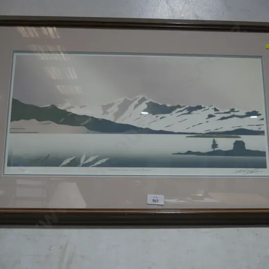 Limited edition Morning Light, Lake Tekapo print