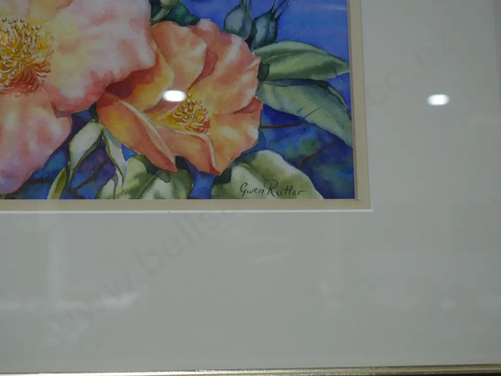 Gwen Rutter coastal scene original watercolour Image 1++