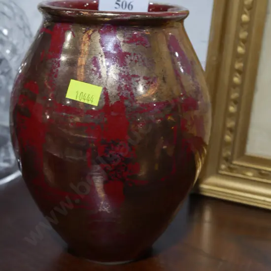 Red vase