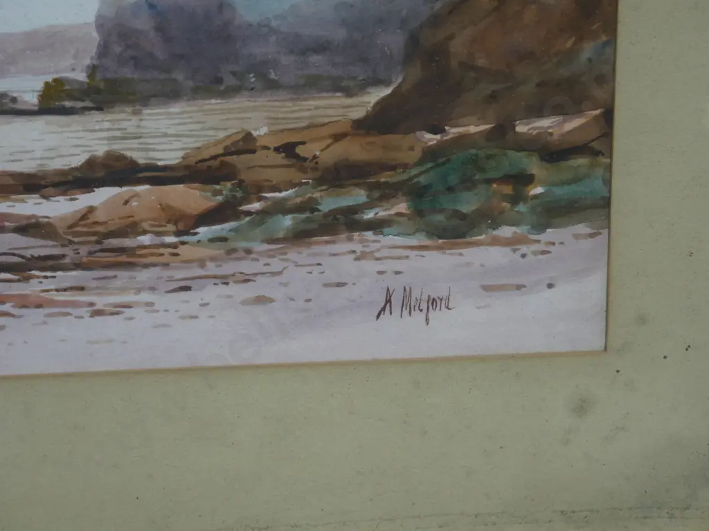 A. Melford watercolour artwork Image 1++
