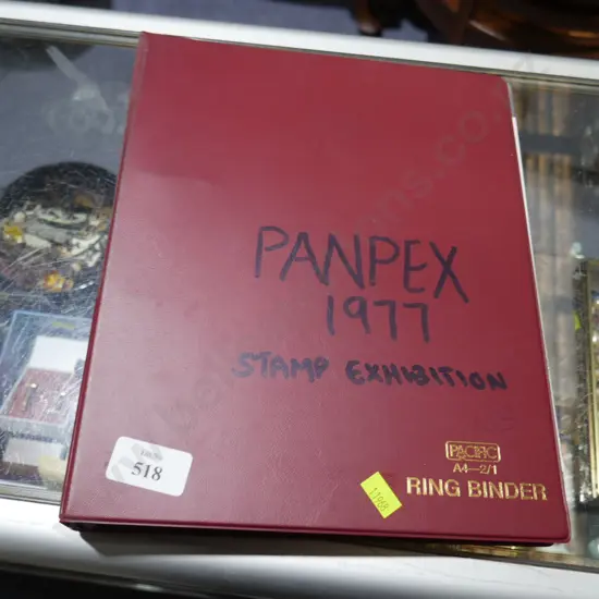 Panpex 1977 stamp exhibition stamps