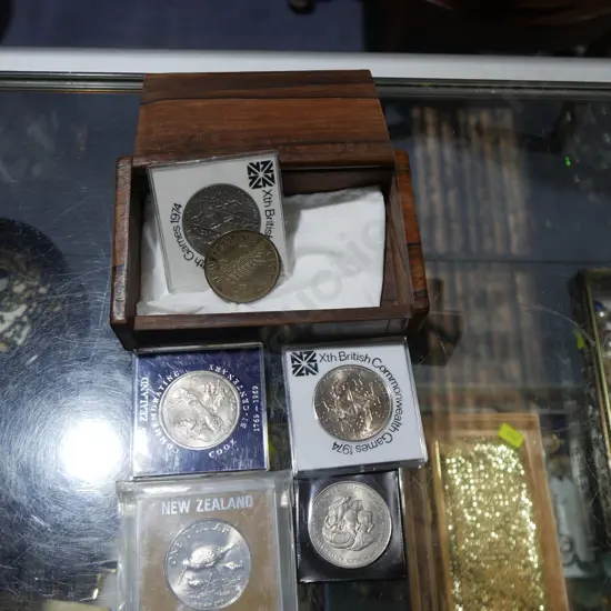 Assorted coins