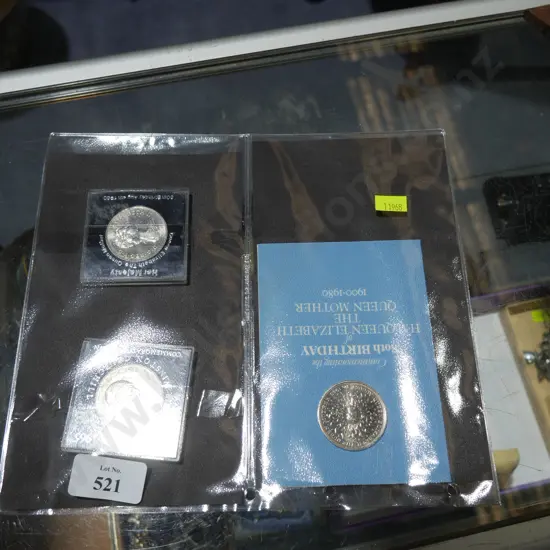 80th birthday Queen Elizabeth coin set
