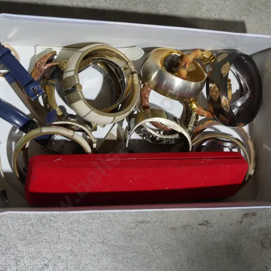 Bangles and watches etc