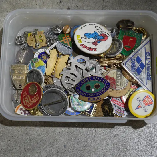 Assorted badges etc