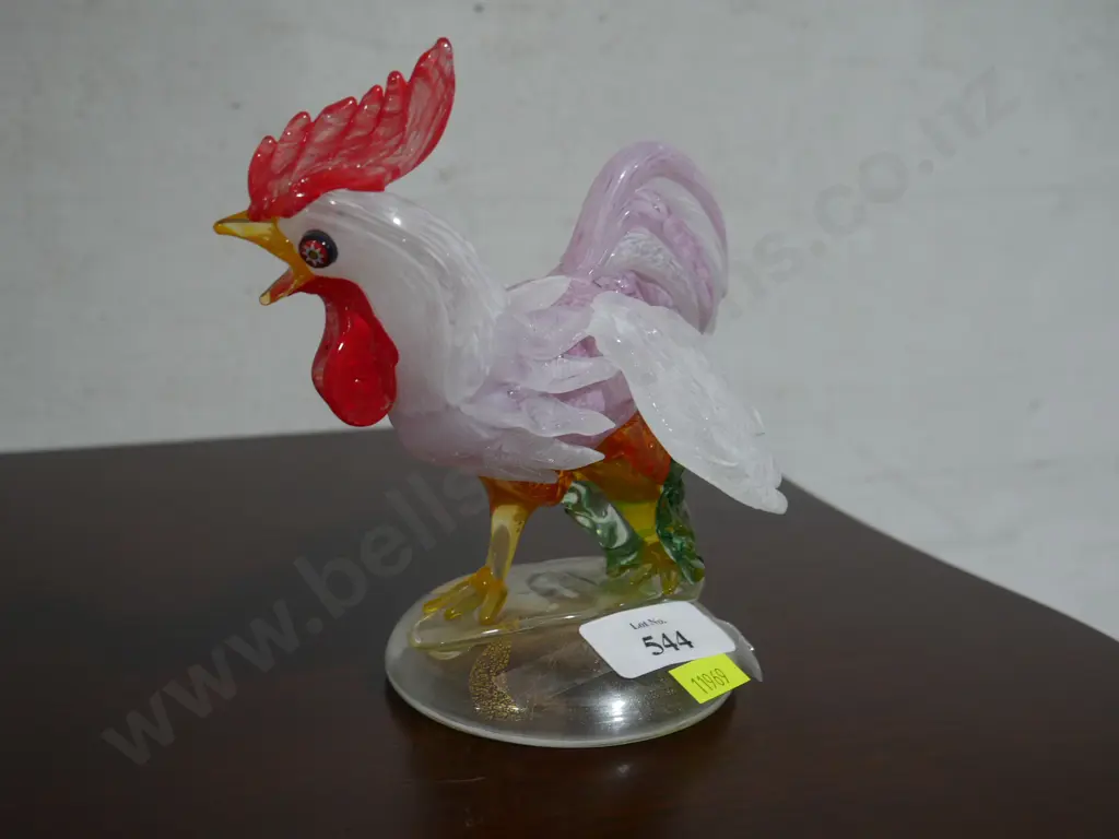 Murano glass rooster Image 1++