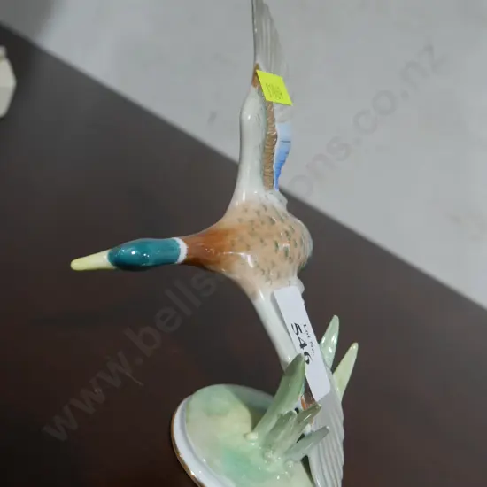 Spanish porcelain duck ornament
