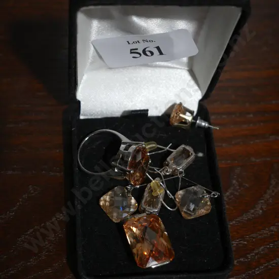 Earrings, ring etc