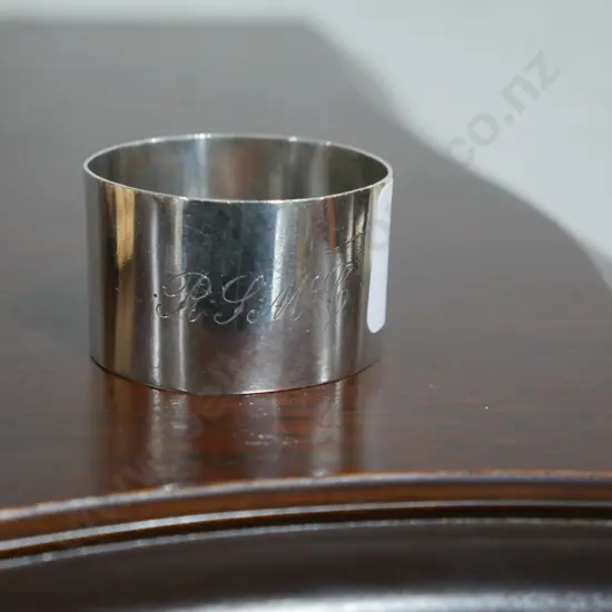 Sterling silver napkin ring