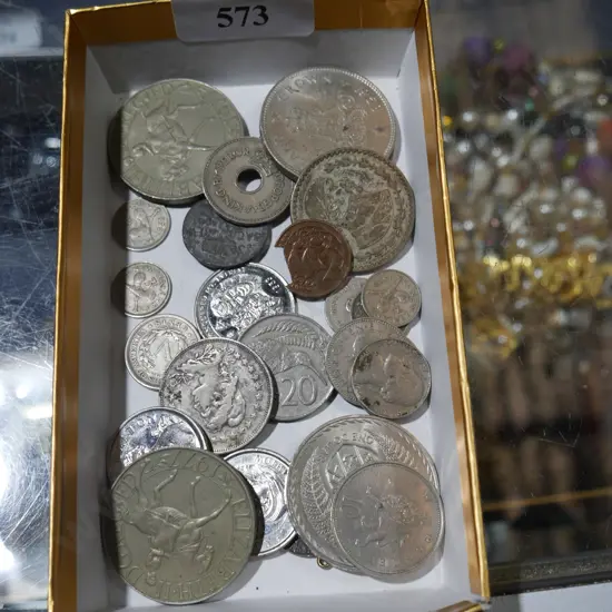 Assorted coins