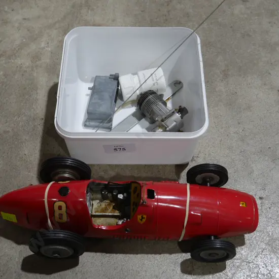 Italian Ferrari teather racecar model